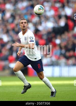 Aktenfoto vom 07-09-2019 von Jordan Henderson aus England. Ausgabedatum: Dienstag, 1. Juni 2021. Stockfoto