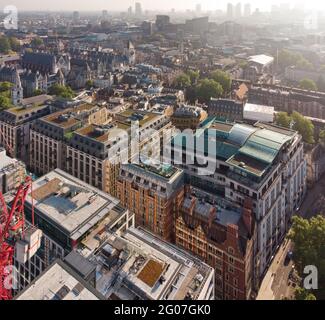 British American Tobacco Global Headquarters in der Arundel Street, Temple, North Bank, London, England Stockfoto
