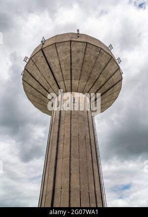 Redditch Water Tower, Headless Cross, Redditch, Worcestershire. Stockfoto