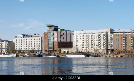 Radisson Blue Seaside Hotel am Ufer des West Harbour in Helsinki, Finnland Stockfoto