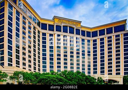 Das Beau Rivage Casino ist am 29. Mai 2021 in Biloxi, Mississippi, abgebildet. Beau Rivage gehört und wird von MGM Resorts International betrieben. Stockfoto