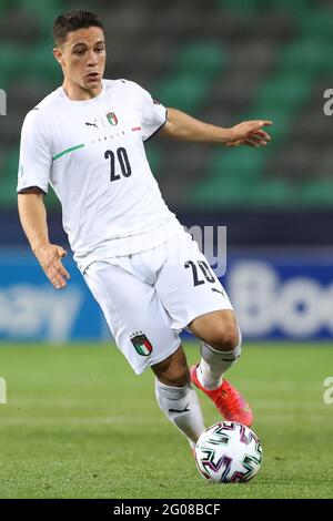 Ljubljana, Slowenien, 31. Mai 2021. Giacomo Raspadori aus Italien beim Spiel der UEFA U21 Championships 2021 im Stadion Stoczicw, Ljubljana. Bildnachweis sollte lauten: Jonathan Moscrop / Sportimage Stockfoto