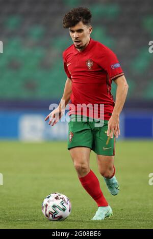 Ljubljana, Slowenien, 31. Mai 2021. Vitinha von Portugal während des Spiels der UEFA U21 Championships 2021 im Stadion Stoczicw, Ljubljana. Bildnachweis sollte lauten: Jonathan Moscrop / Sportimage Stockfoto