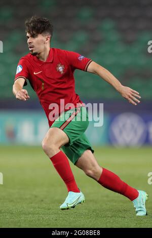 Ljubljana, Slowenien, 31. Mai 2021. Vitinha von Portugal während des Spiels der UEFA U21 Championships 2021 im Stadion Stoczicw, Ljubljana. Bildnachweis sollte lauten: Jonathan Moscrop / Sportimage Stockfoto