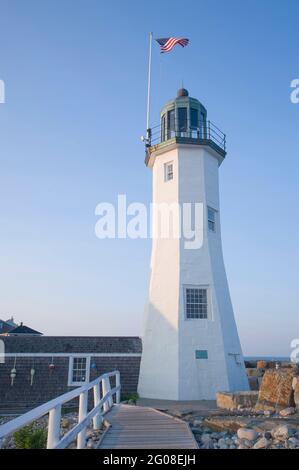 SCITUATE Light House Scituate Massachusetts USA Stockfoto