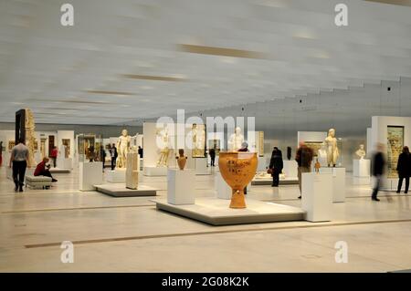 FRANKREICH. PAS-DE-CALAIS. OBJEKTIV. LOUVRE-LENS MUSEUM Stockfoto