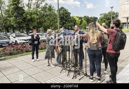 Tomislav Tomasevic neuer Bürgermeister der kroatischen Hauptstadt Zagreb, Stockfoto