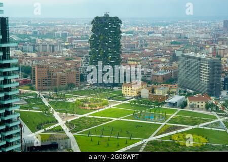 Mailand, Italien Mai 25 2019 - porta nuova Bezirk bosco verticale Stockfoto