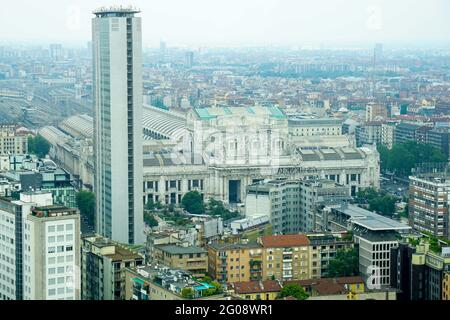 Mailand, Italien Mai 25 2019 - Hauptbahnhof Stockfoto