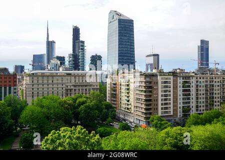 Mailand, Italien Mai 25 2019 - porta nuova District Diamantturm Stockfoto