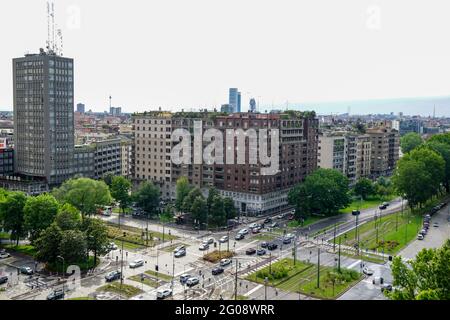 Mailand, Italien Mai 25 2019 - piazza della repubblica Stockfoto