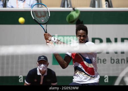 Paris, Frankreich, 1. Juni 2021, Gael Monfils während des French Open Tennis Tournament 2021 in Roland Garros am 1. Juni 2021 in Paris, Frankreich. Foto von Laurent Zabulon/ABACAPRESS.COM Stockfoto