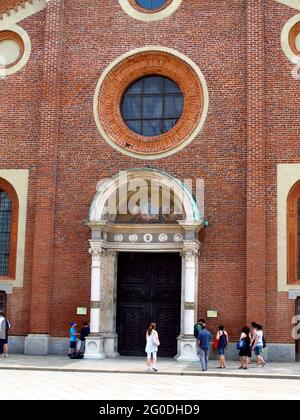 Kirche Santa Maria Delle Grazie, Mailand, Italien Stockfoto