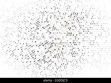 Abstrakter Vektor silberner Hintergrund Designvorlage, Halbtonhintergrund Stock Vektor