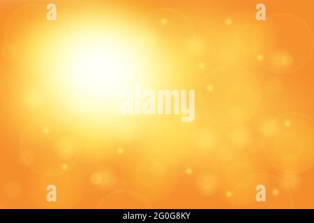 Sommer Hintergrund mit einer wunderschönen Sonne. Platz für Ihre Nachricht kopieren. Stockfoto