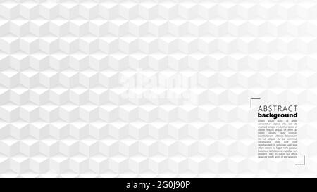 EPS10 abstrakter Hintergrund. Wirkung von dreidimensionalen Würfeln mit ihren Schatten. Das perfekte Element für jeden Einsatz, den Sie daraus machen möchten. Stock Vektor