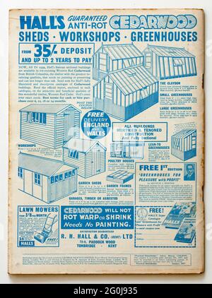 Vintage 1950er Practical Householder Magazine Stockfoto