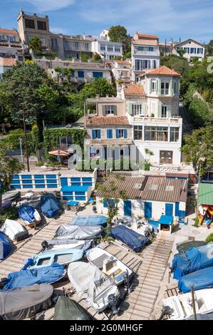 Anse de la Fausse Monnaie in Marseille, Frankreich Stockfoto