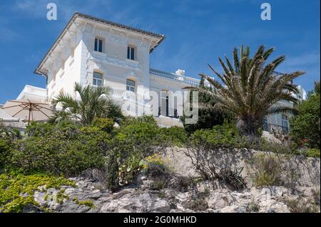 Elegant: Villa Gaby an der Corniche Kennedy in Marseille, Frankreich Stockfoto