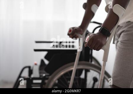 Körperliche Aktivität und Training, um sich von Verletzungen und Krankheiten zu erholen Stockfoto