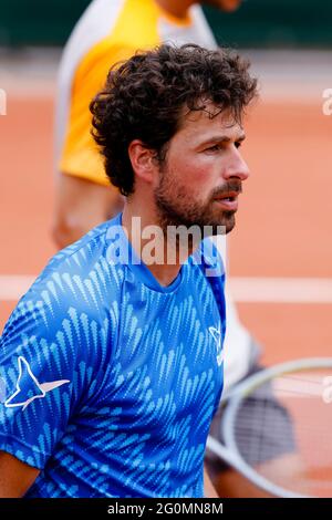 Paris, Frankreich. 1. Juni 2021. Beim French Open Grand Slam Tennisturnier 2021 in Roland Garros, Paris, Frankreich. Frank Molter/Alamy Live Nachrichten Stockfoto