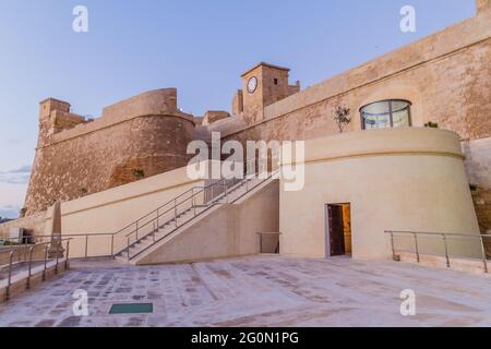 Die Zitadelle, Zitadelle von Victoria, Insel Gozo, Malta Stockfoto