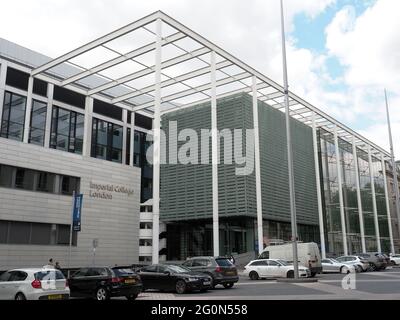 Blick auf das Imperial College of Science, Technology and Medicine in der Exhibition Road South Kensington in London Stockfoto