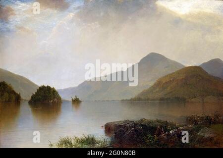 Lake George von John Frederick Kensett (1816-1872), Öl auf Leinwand, 1869 Stockfoto