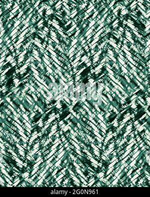 Nahtloses Muster im Shibori-Stil in Grüntönen Stockfoto