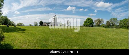 Panoramablick auf Bristol Observatory Tower england großbritannien Stockfoto