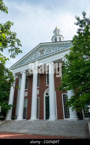 Baker Library an der Harvard Business School Stockfoto