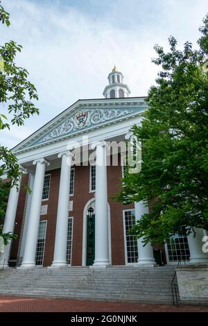 Baker Library an der Harvard Business School Stockfoto