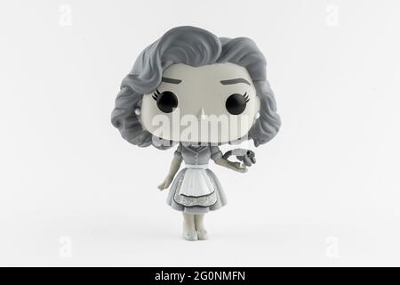 CHESTER, VEREINIGTES KÖNIGREICH - 8. MAI 2021: Wanda Funko Pop Figur aus den 50er Jahren Stockfoto