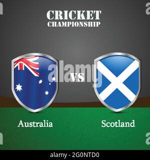 Cricket-Sport Stock Vektor