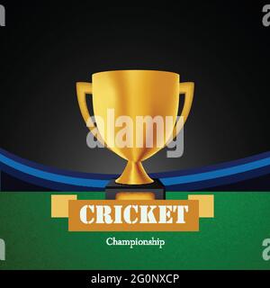 Cricket-Sport Stock Vektor