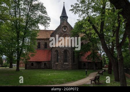 Das Kloster Zinna ist ein ehemaliges Zisterzienserkloster, an dessen Stelle heute das Dorf Kloster Zinna steht. Stockfoto