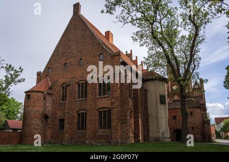 Das Kloster Zinna ist ein ehemaliges Zisterzienserkloster, an dessen Stelle heute das Dorf Kloster Zinna steht. Stockfoto