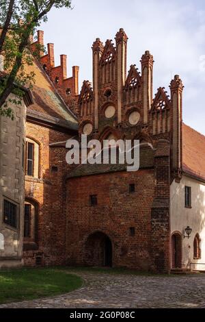 Das Kloster Zinna ist ein ehemaliges Zisterzienserkloster, an dessen Stelle heute das Dorf Kloster Zinna steht. Stockfoto