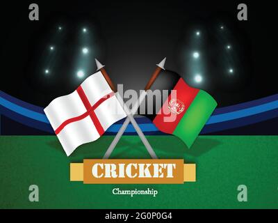 Cricket-Sport Stock Vektor
