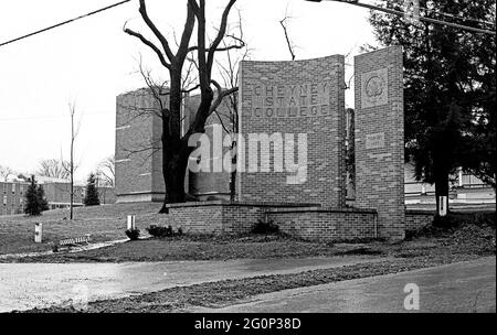 Cheyney State College, Cheyney, Pennsylvania, ein historisches schwarzes College, Ende der 1960er Jahre Stockfoto