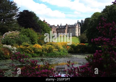 Glenapp Castle, Ballantrae, Girvan KA26 0NZ, Schottland, Großbritannien. 5 Sterne Luxus Castle Hotel, Ayrshire, Südwesten Schottlands Stockfoto