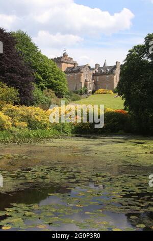 Glenapp Castle, Ballantrae, Girvan KA26 0NZ, Schottland, Großbritannien. 5 Sterne Luxus Castle Hotel, Ayrshire, Südwesten Schottlands Stockfoto