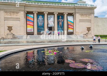 New Orleans Museum of Art befindet sich im City Park, New Orleans, Louisiana, USA. Stockfoto