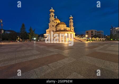 Die Auferstehung Christi Kathedrale von Korca Stockfoto