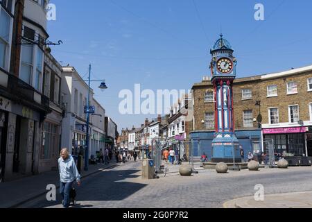 sheerness Uhrenturm, Insel Sheppey, Kent, England, Großbritannien, Europa Stockfoto