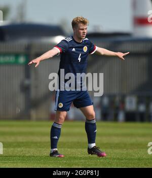 Dumbarton, Schottland .UK 2. Juni 21 Freundschaftliches Spiel.Schottland U-21 V Nordirland U-21 C&G Systems Stadium, Dumbarton. Stephen Welsh Scotland U-21 Quelle: eric mccowat/Alamy Live News Stockfoto