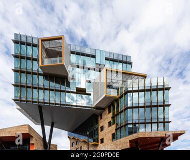 University of Newcastle, NSW, Nu Space Building im Stadtzentrum von Newcastle Stockfoto