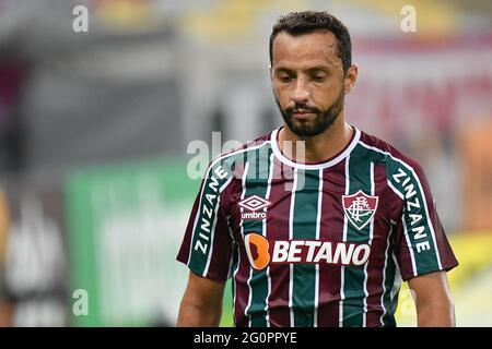 Maracana Stadium, Rio de Janeiro, Brasilien. Juni 2021. Copa do Brazil, Fluminense gegen Red Bull Bragantino; nen&#xea; von Fluminense Credit: Action Plus Sports/Alamy Live News Stockfoto