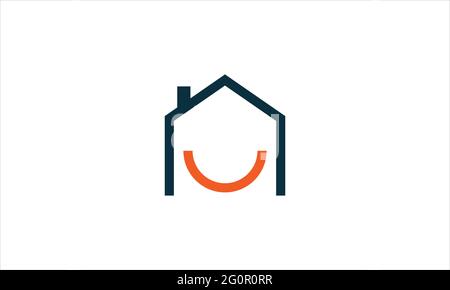 Haus emoji Symbol Logo Design Vektor Vorlage Illustration Symbol Stock Vektor