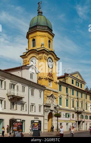 City Tower, Rijeka, Kroatien Stockfoto